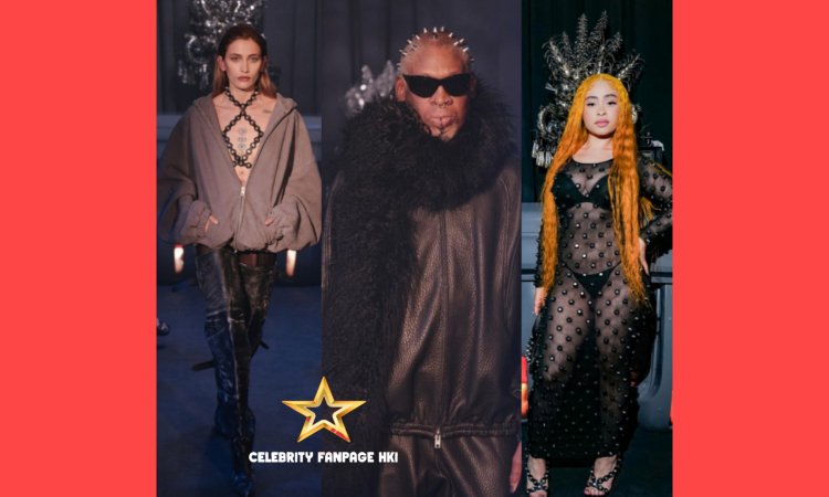 Paris Jackson e Dennis Rodman desfilam na passarela de Alexander Wang no desfile de moda de Nova York com Ice Spice e mais na primeira fila