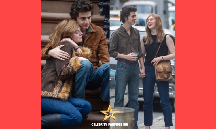 Timothee Chalamet e Elle Fanning ficam aconchegantes durante as filmagens de ‘A Complete Unknown’ em Hoboken