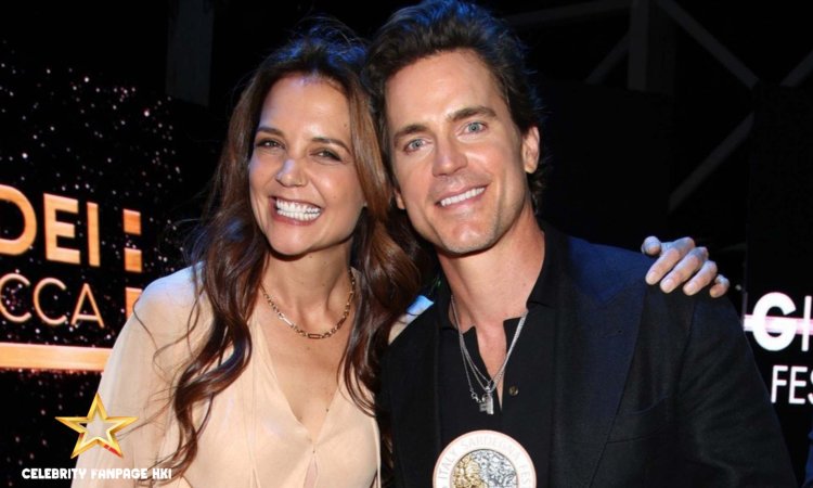 Katie Holmes e Matt Bomer recebem prêmios nas filmagens da Itália 2024