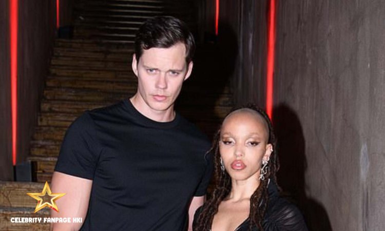 FKA Twigs mostra sua lingerie em um vestido puro quando ela se junta a co-estrela Bill Skargard no photocall para o remake de The Crow em Londres