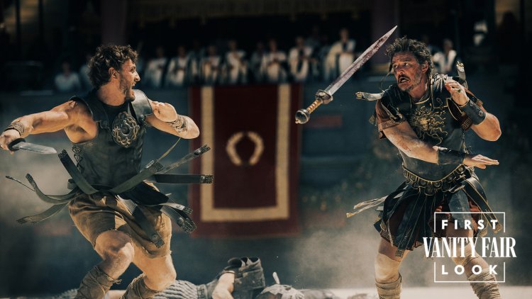 Paul Nescal x Pedro Pascal: uma primeira olhada no Epic Gladiator II