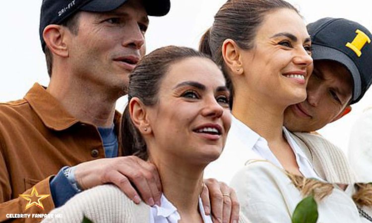 Ashton Kutcher e Mila Kunis fazem as malas no PDA enquanto desfrutam de Morgan Wallen no BST em Hyde Park - depois que o ator foi criticado por seus comentários sobre IA