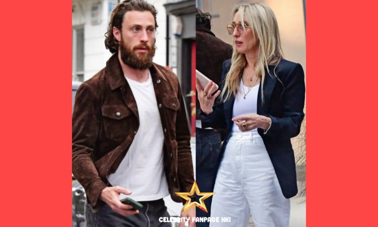 Aaron Taylor-Johnson mostra seu Bushier Beard durante o dia com a esposa Sam em Londres