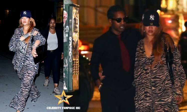 Rihanna & A$AP Rocky Make One Stylish Couple durante a noite em SoHo