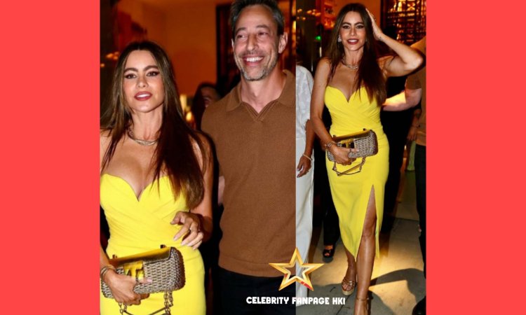 Sofia Vergara celebra 52o aniversário no jantar com o namorado Justin Saliman, Família, & Amigos!