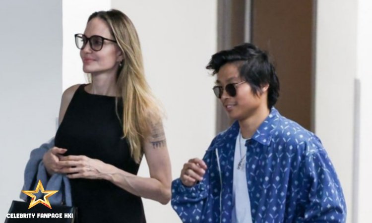 Angelina Jolie aproveita tempo de qualidade com seu filho, Pax, em WeHo