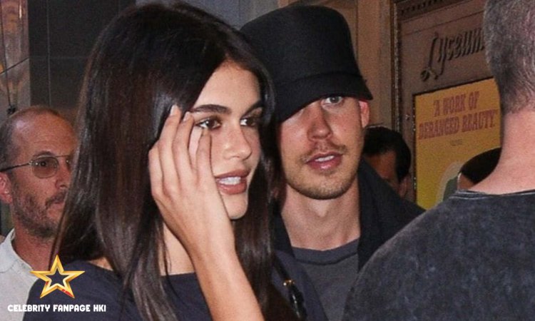 Austin Butler e a namorada Kaia Gerber fazem rara aparição na noite de estreia de 'Oh, Mary' na Broadway