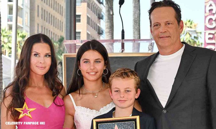 Os dois filhos de Vince Vaughn fazem aparência rara enquanto apoiam seu pai na cerimônia da Calçada da Fama de Hollywood