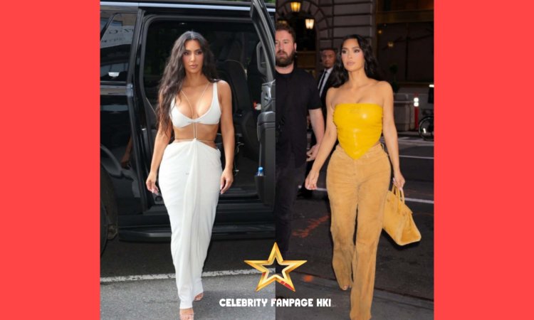 Kim Kardashian Veste duas Cool Outfits em Nova York depois de assinar novo acordo de TV