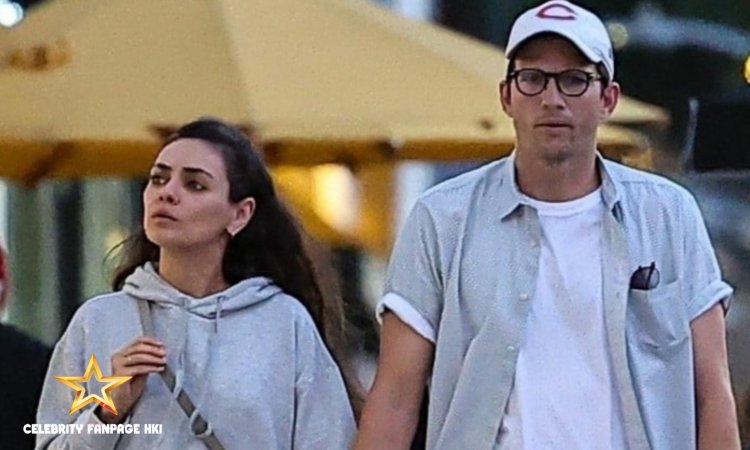 Mila Kunis & Ashton Kutcher seguram as mãos durante a data dupla com amigos