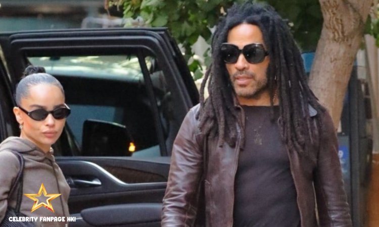 Zoe Kravitz sai para fazer compras em Nova York com o pai Lenny Kravitz