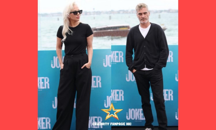 Lady Gaga Serve Glamor em 'Coringa: Folie a Deux' Photocall com Joaquin Pheonix