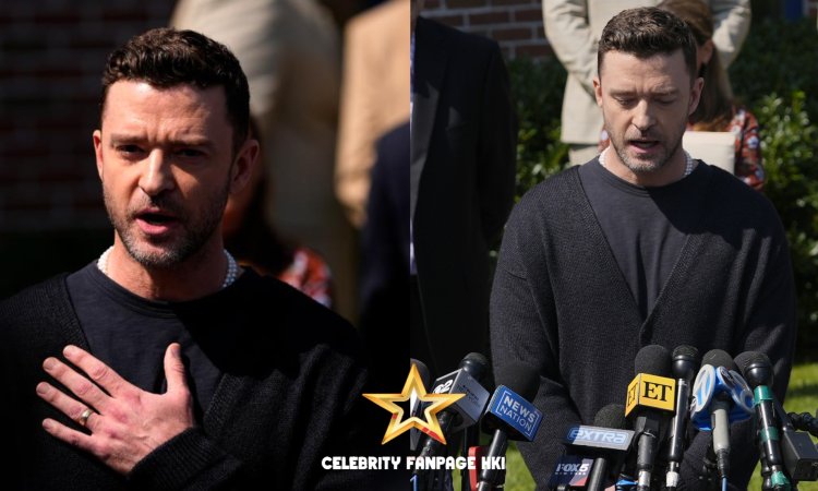 Justin Timberlake é forçado a se desculpar fora do tribunal após aceitar acordo judicial em caso de DWI: 'Este é um erro que cometi'