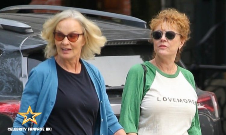 Jessica Lange e Susan Sarandon se encontram para uma caminhada pela cidade de Nova York