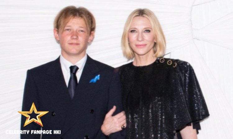 Cate Blanchett faz aparição rara com o filho de 20 anos Roman Upton