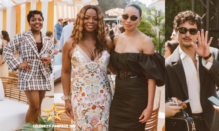 Celebridades no Veuve Clicquot Polo Classic em Los Angeles.