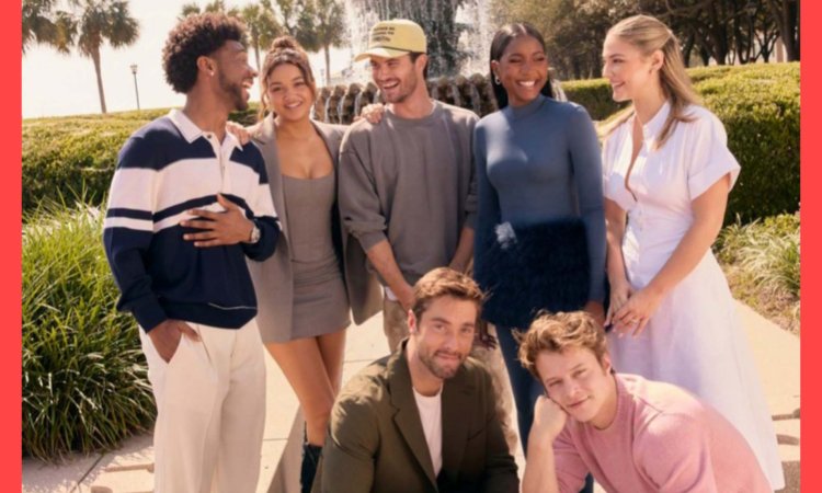 Elenco de ‘Outer Banks’ volta para Charleston para a quarta temporada da parte 1 Foto Chamada à frente do lançamento da Netflix