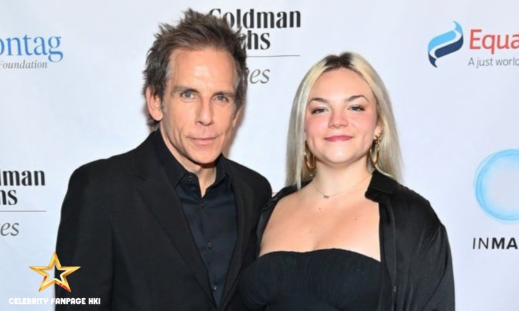 Ben Stiller e Filha Ella lutam em todos os pretos para aparência pública rara juntos!