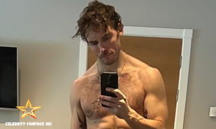 Sam Claflin Bares Corporação Relação Depois de um Peloton Running Workout