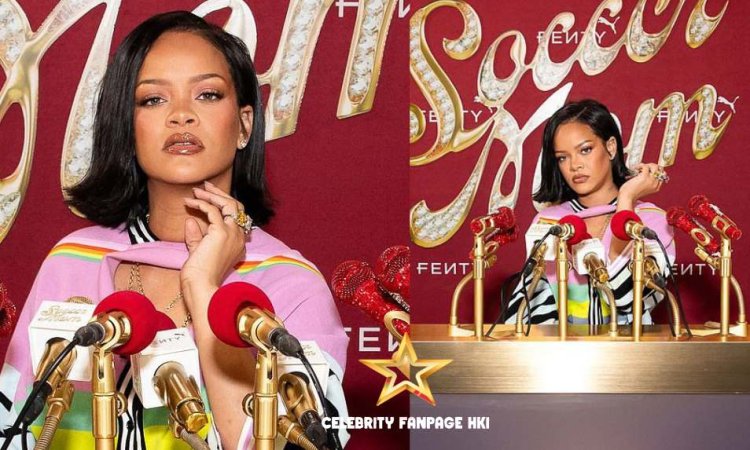 RiRi, a ‘Soccer Mom’, mostra seu lado esportivo no lançamento do evento Fenty X Puma