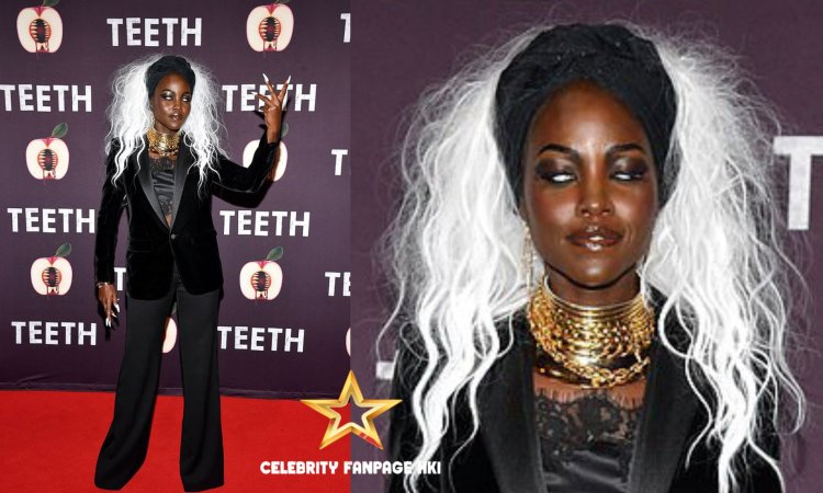 Lupita Nyong'o choca em roupa inspirada no Halloween participando de novo musical baseado em filme de terror cult