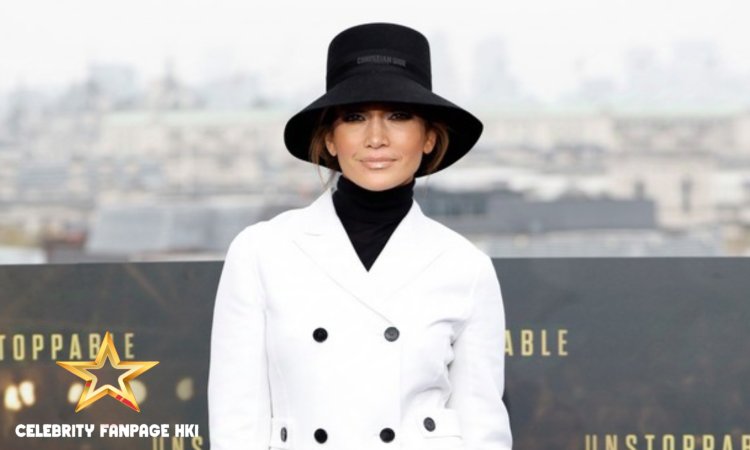 Jennifer Lopez está deslumbrante em preto e branco em sessão de fotos em Londres para seu novo filme 'Unstoppable'