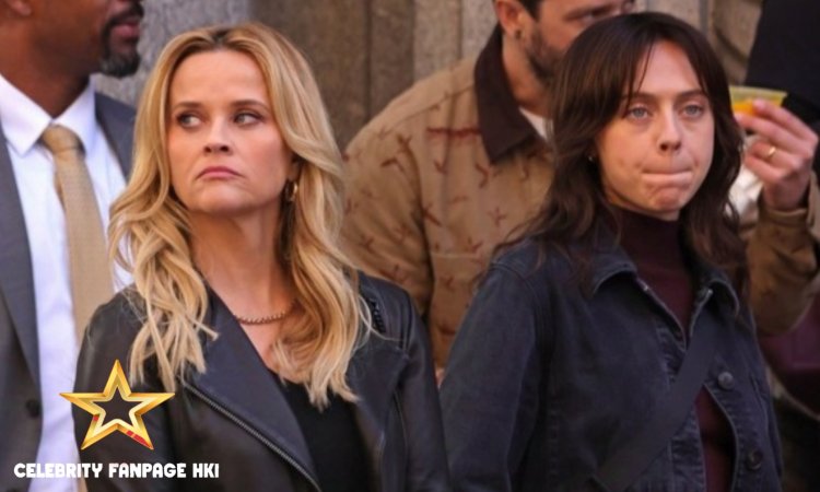 Reese Witherspoon se reúne com a ex-colega de elenco do 'The Morning Show' Bel Powley no set da 4ª temporada