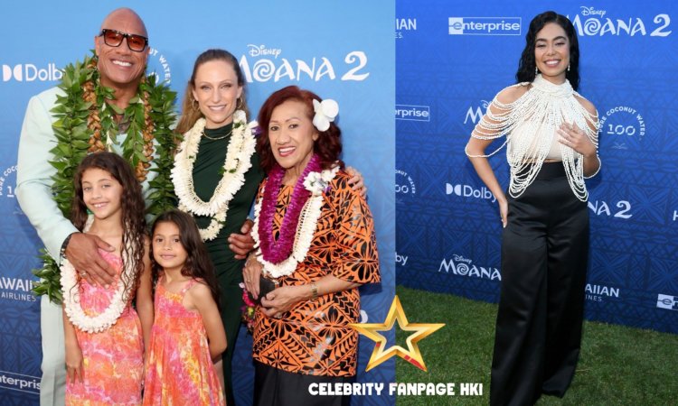 Dwayne Johnson recebe apoio da família e se junta a Auli'i Cravalho na estreia de 'Moana 2'