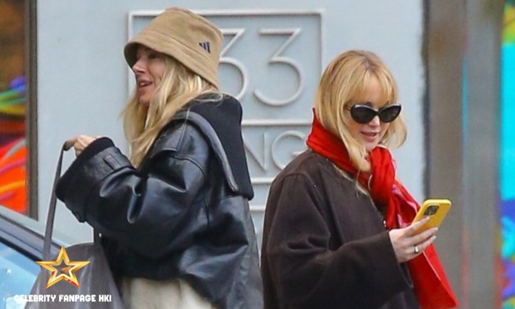 Jennifer Lawrence e Sienna Miller se encontram para almoçar em Nova York