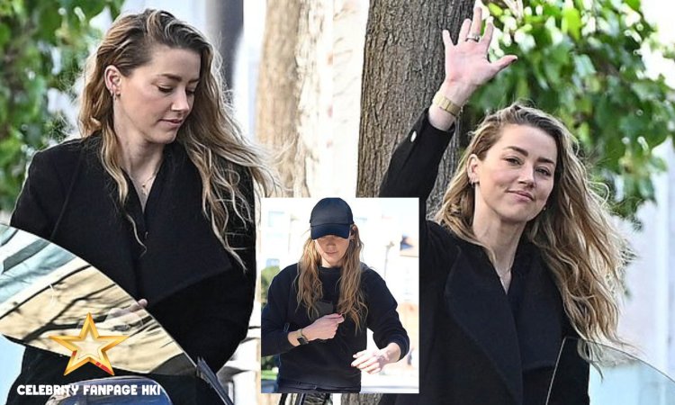 Amber Heard está brilhando enquanto é vista em Madri pela primeira vez desde que anunciou sua gravidez