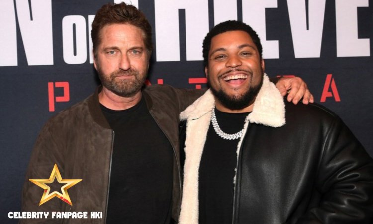 Gerard Butler e O'Shea Jackson Jr. comparecem à exibição especial de 'Den of Thieves 2: Pantera' em Atlanta