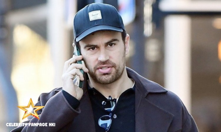 Theo James faz algumas compras de Natal em Londres