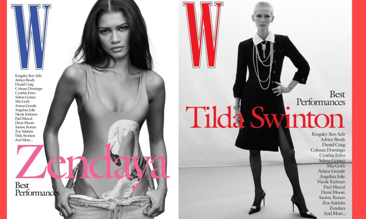 Revista W’s Melhor Edição de Performances Destaque Zendaya, Angelina Jolie, Ariana Grande, & Mais