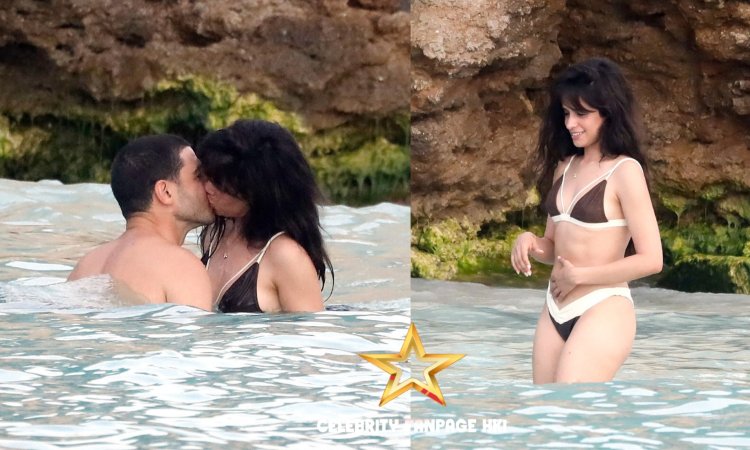 Camila Cabello Espalhando em torno de W/Henry Junior Chalhoub ... Confirma Romance em St. Bart