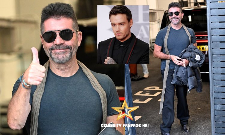 Simon Cowell dá um polegar para cima quando as audições do Britain's Got Talent são retomadas em Blackpool depois de serem adiadas após a morte de Liam Payne