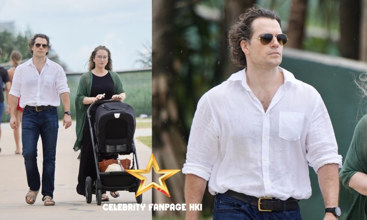 Henry Cavill e a namorada Natalie Viscuso levam um bebê raramente visto para um passeio na Gold Coast enquanto ele se prepara para filmar o novo filme de Voltron Down Under