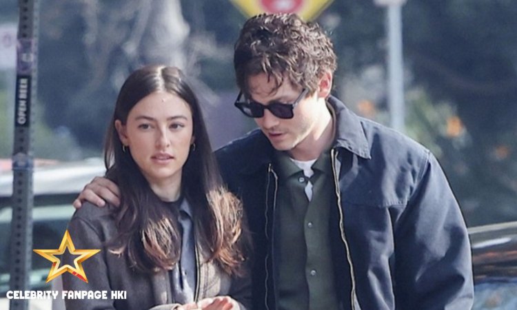 Logan Lerman é flagrado comemorando 33º aniversário com a noiva Ana Corrigan