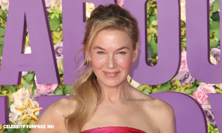 Renée Zellweger Parece Bonita em Rosa em Body-Hugging Vestido para Bridget Jones Estreia em Londres