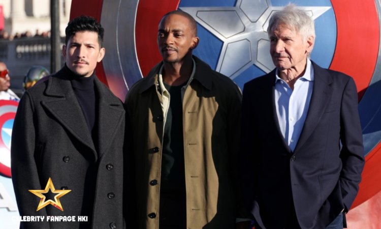 Anthony Mackie, Harrison Ford e Danny Ramirez se unem na turnê de imprensa de 'Capitão América: Admirável Mundo Novo'