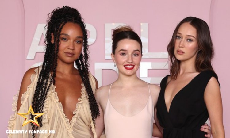 Kaitlyn Dever se junta às colegas de elenco Aisha Dee e Alycia Debnam-Carey na estreia mundial de "Vinagre de Maçã" na Austrália!