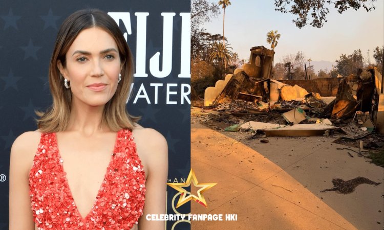 Mandy Moore revela que o conteúdo de sua casa está "quase totalmente perdido" após incêndios em Los Angeles, apesar de sua casa principal ainda estar de pé