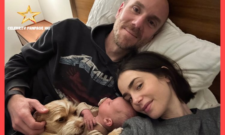 Lily Collins compartilha nova foto de família com a filha Tove e o marido Charlie McDowell