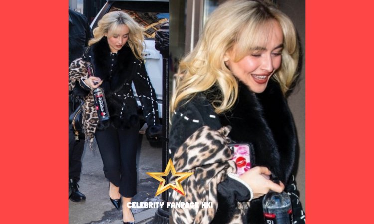 Sabrina Carpenter passa o Dia dos Namorados em estúdio de gravação em Nova York