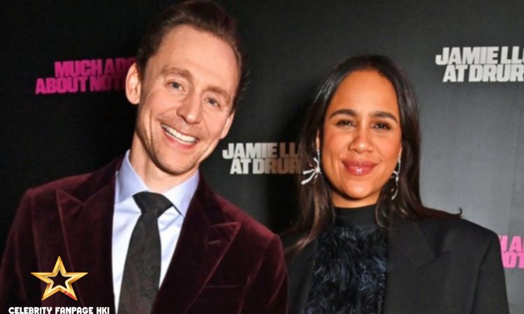 Tom Hiddleston recebe apoio do parceiro Zawe Ashton no evento de abertura de 'Much Ado About Nothing' em Londres