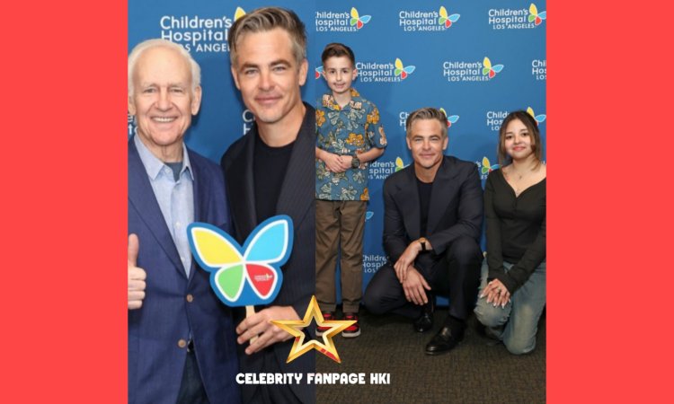 O pai de Chris Pine, Robert, se junta a ele no evento Make March Matter do Children's Hospital Los Angeles