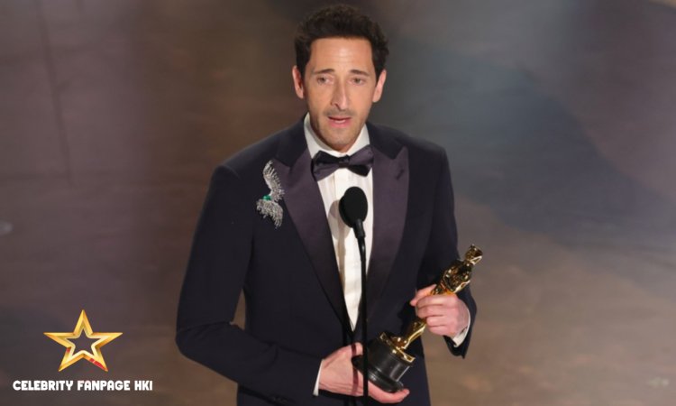 Adrien Brody ganha segundo prêmio de melhor ator no Oscar 2025 e joga chiclete na namorada Georgina Chapman antes do discurso