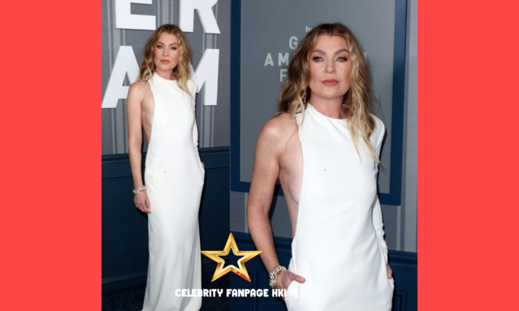 Ellen Pompeo arrasa com vestido de uma manga na estreia de 'Good American Family', marcando o primeiro projeto desde o início de 'Grey's'