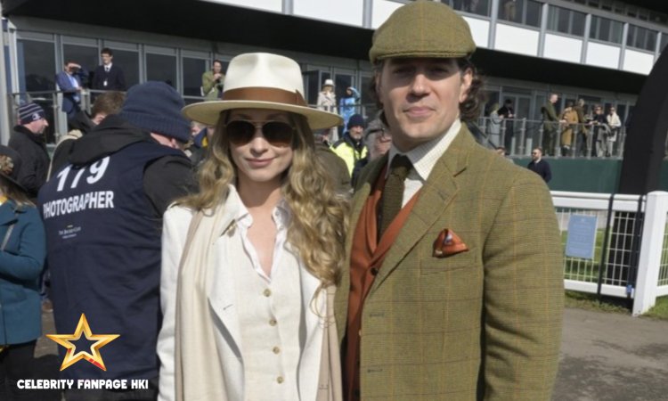 Henry Cavill e Natalie Viscuso se encontram com a realeza enquanto assistem a corridas de cavalos no Festival de Cheltenham