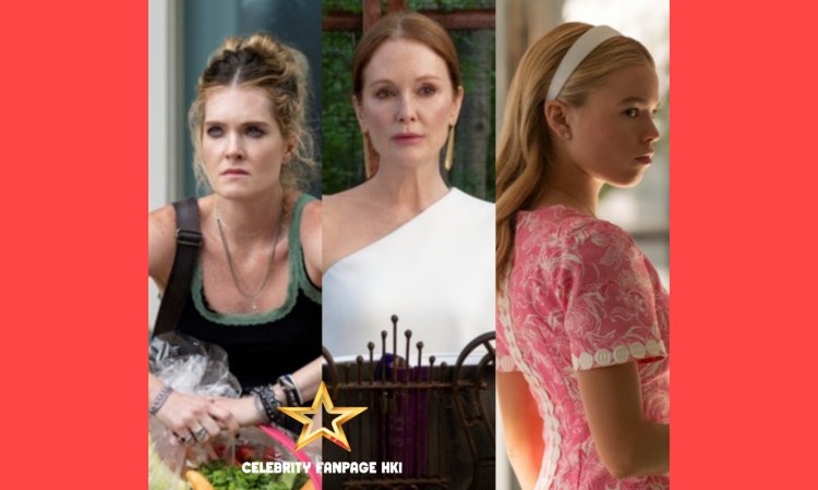 'Sirens' na Netflix: Primeiras imagens de Julianne Moore, Meghann Fahy e Milly Alcock na minissérie de humor negro