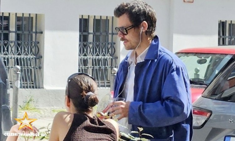 Harry Styles Chats Com Fãs Enquanto Fora no Coffee Run em Berlim